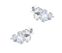 Beautiful CZ Crystal Silver Stud Earring STS-6317